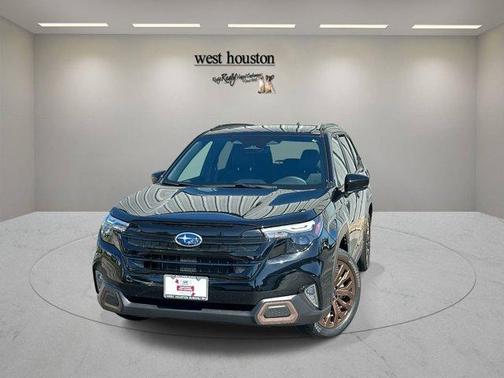 Crystal Black Silica 2025 Subaru Forester Hybrid Sport