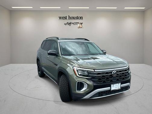 Avocado Green 2024 Volkswagen Atlas 2.0T Peak Edition SEL