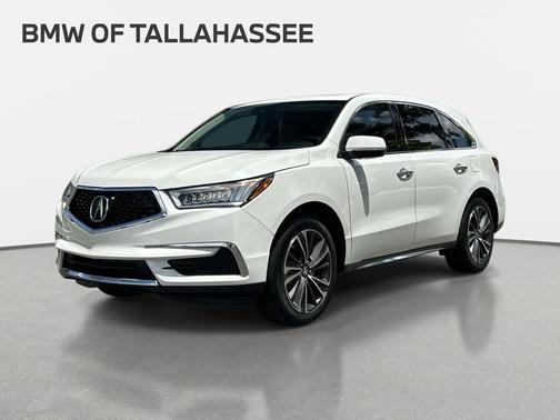 Platinum White Pearl 2020 Acura MDX 3.5L w/Technology Package