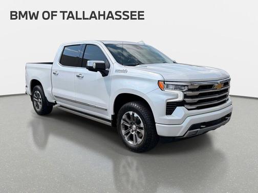 Crystal White Tricoat 2025 Chevrolet Silverado 1500 High Country