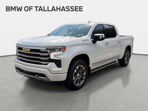 Crystal White Tricoat 2025 Chevrolet Silverado 1500 High Country
