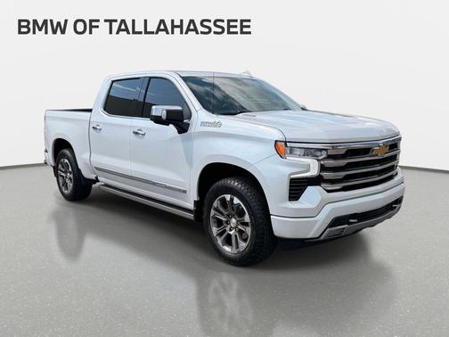 Crystal White Tricoat 2025 Chevrolet Silverado 1500 High Country