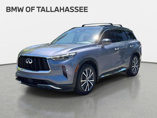 Moonbow Blue/Black Obsidian 2022 INFINITI QX60 AUTOGRAPH