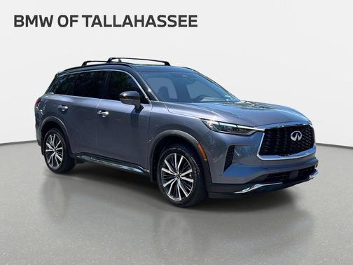 Moonbow Blue/Black Obsidian 2022 INFINITI QX60 AUTOGRAPH
