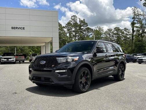 AGATE BLACK METALLIC 2023 Ford Explorer ST
