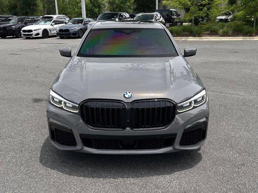 Bernina Grey Amber Effect 2021 BMW 740 740i