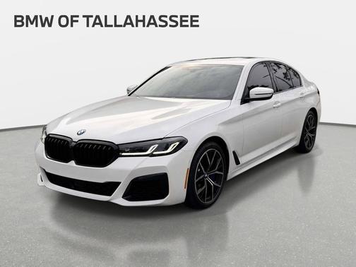 Alpine White 2023 BMW 540 i xDrive
