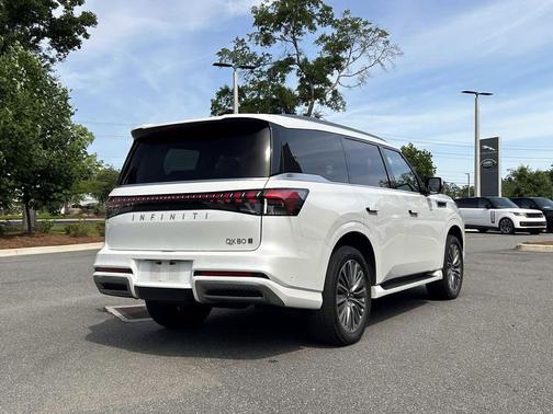 Radiant White 2025 INFINITI QX80 SENSORY AWD