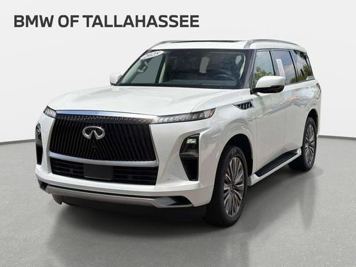 Radiant White 2025 INFINITI QX80 SENSORY AWD