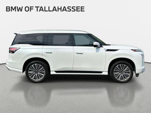 Radiant White 2025 INFINITI QX80 SENSORY AWD