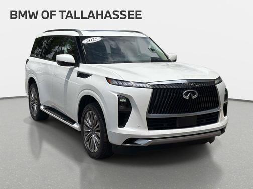 Radiant White 2025 INFINITI QX80 SENSORY AWD