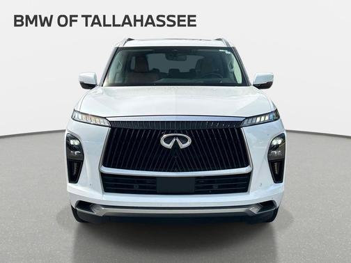 Radiant White 2025 INFINITI QX80 SENSORY AWD