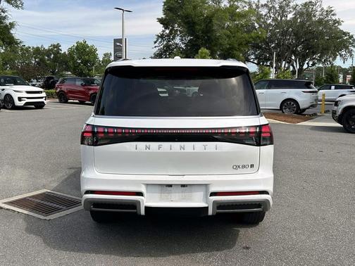 Radiant White 2025 INFINITI QX80 SENSORY AWD