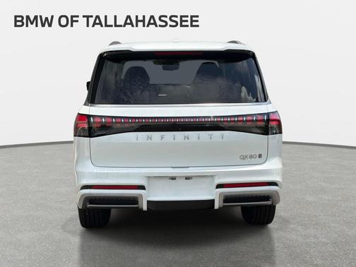 Radiant White 2025 INFINITI QX80 SENSORY AWD