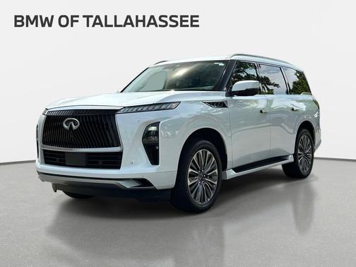 Radiant White 2025 INFINITI QX80 SENSORY AWD