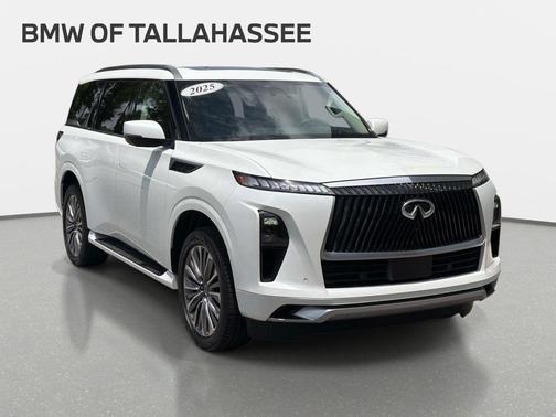 Radiant White 2025 INFINITI QX80 SENSORY AWD
