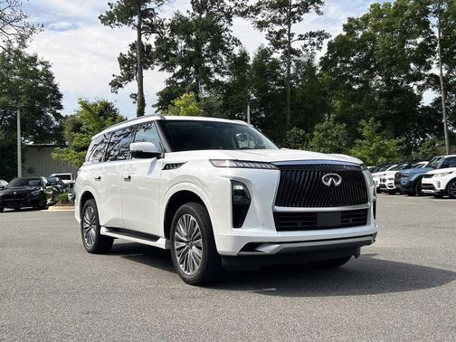 Radiant White 2025 INFINITI QX80 SENSORY AWD