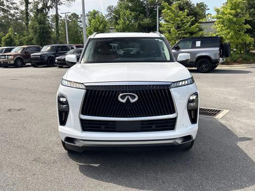 Radiant White 2025 INFINITI QX80 SENSORY AWD