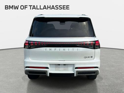 Radiant White 2025 INFINITI QX80 SENSORY AWD