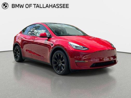Red Multi-Coat 2021 Tesla Model Y Long Range Dual Motor All-Wheel Drive