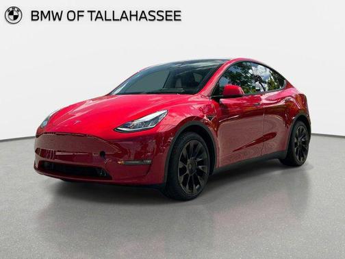 Red Multi-Coat 2021 Tesla Model Y Long Range Dual Motor All-Wheel Drive