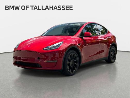 Red Multi-Coat 2021 Tesla Model Y Long Range Dual Motor All-Wheel Drive