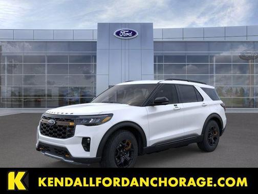 Star White Metallic Tri-Coat 2026 Ford Explorer Tremor