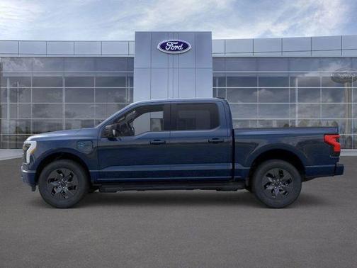 Antimatter Blue Metallic 2025 Ford F-150 Lightning Flash