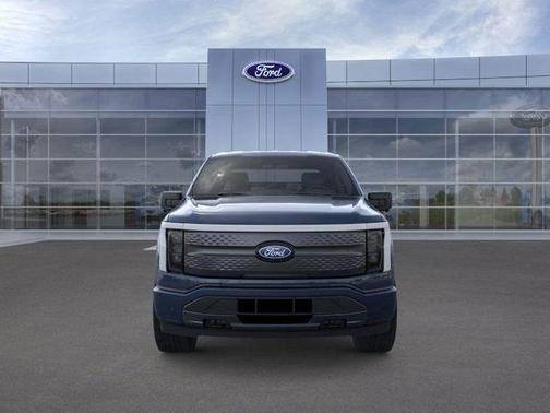 Antimatter Blue Metallic 2025 Ford F-150 Lightning Flash