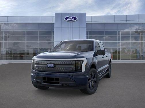 Antimatter Blue Metallic 2025 Ford F-150 Lightning Flash