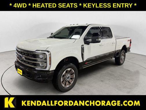 Star White Metallic Tri-Coat 2025 Ford F-350 King Ranch
