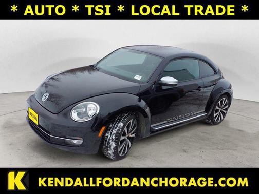 Deep Black Pearl Metallic 2012 Volkswagen Beetle 2.0T Turbo Launch Edition