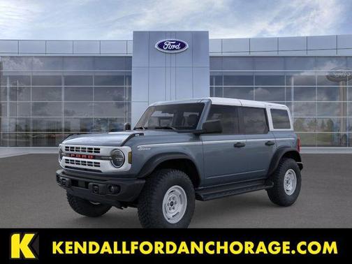 Azure Gray Metallic Tri-Coat 2025 Ford Bronco Heritage Edition