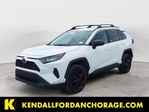 Super White 2019 Toyota RAV4 LE