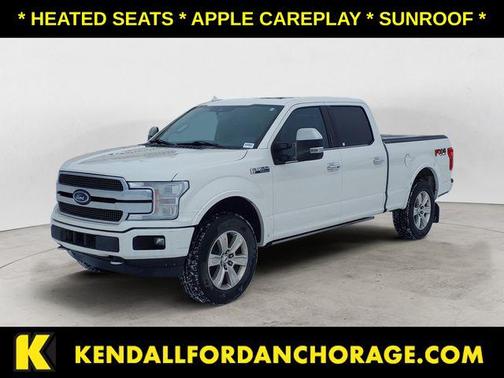 White Platinum 2018 Ford F-150 Platinum