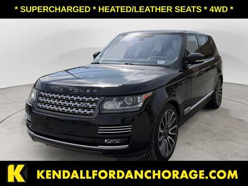 Black 2016 Land Rover Range Rover 5.0L Supercharged Autobiography