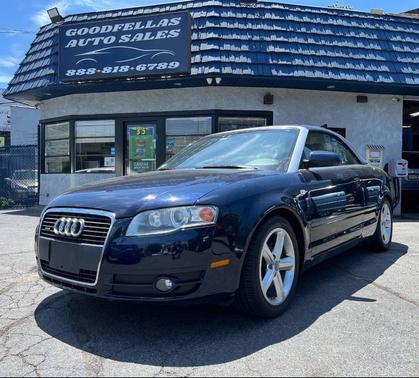 Blue 2008 Audi A4 3.2 Cabriolet quattro