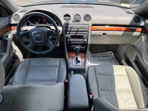Blue 2008 Audi A4 3.2 Cabriolet quattro