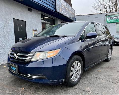 Blue 2016 Honda Odyssey EX-L Passenger Van