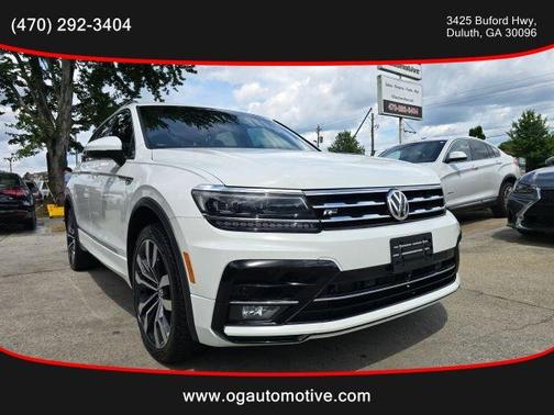 Pure White 2020 Volkswagen Tiguan 2.0T SEL Premium R-Line