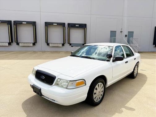 Vibrant White 2010 Ford Crown Victoria Police Interceptor