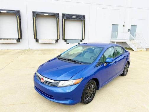 Blue 2012 Honda Civic LX