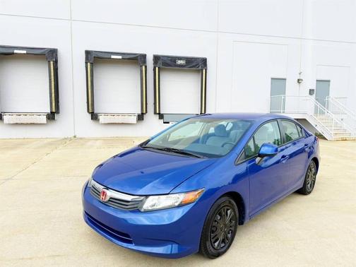 Blue 2012 Honda Civic LX