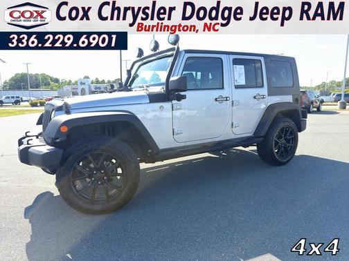 Silver 2010 Jeep Wrangler Unlimited Sport
