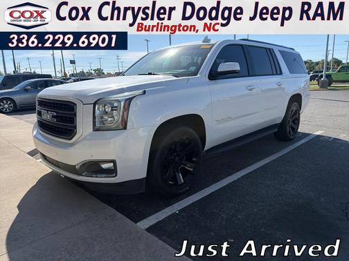 White Frost Tri-Coat 2019 GMC Yukon XL SLT