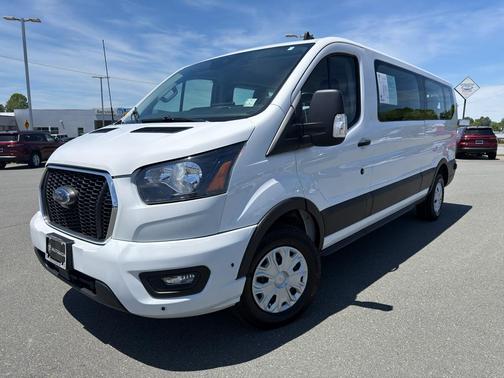 Oxford White 2024 Ford Transit-350 XLT