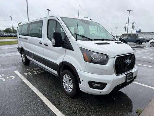 Oxford White 2024 Ford Transit-350 XLT
