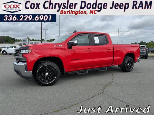 Red 2021 Chevrolet Silverado 1500 LT