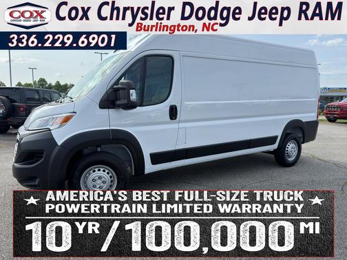 Bright White Clearcoat 2026 RAM ProMaster 2500 High Roof