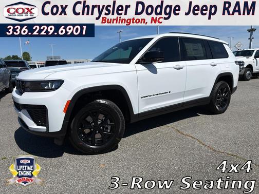 Bright White Clearcoat 2026 Jeep Grand Cherokee L LAREDO/ALTITUDE
